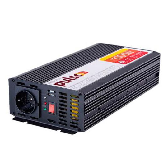 Pulso IMBC-1010 12V-220V/1000W/10A/мод.синус/клеми преобразователь напряжения (инвертор)/Заряд. устр-во Pulso IMBC-1010 12V-220V/1000W/10A/мод.синус/клеми преобразователь напряжения (инвертор)/Заряд. устр-во