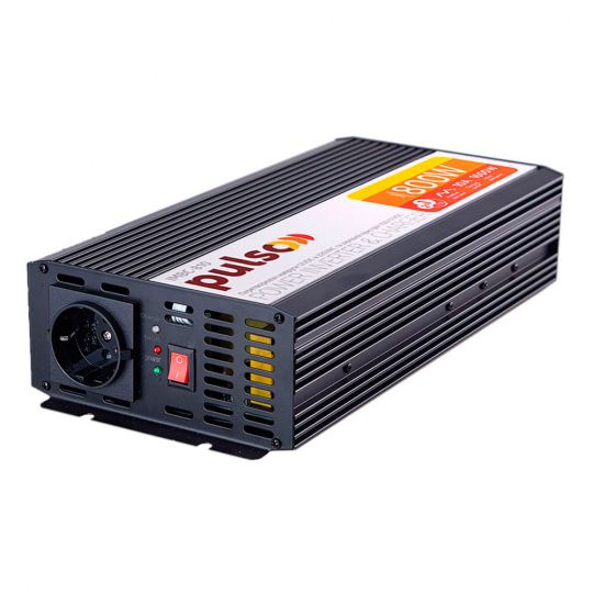 Pulso IMBC-810 12V-220V/800W/10A/мод.синус/клеми преобразователь напряжения (инвертор)/Заряд. устр-во Pulso IMBC-810 12V-220V/800W/10A/мод.синус/клеми преобразователь напряжения (инвертор)/Заряд. устр-во