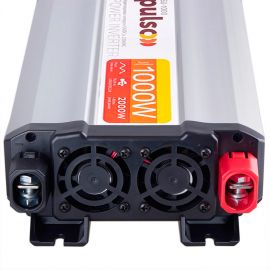 Pulso ISU-1000 12V-220V/1000W/USB-5VDC2.0A/прав.синус/клеми преобразователь напряжения (инвертор)