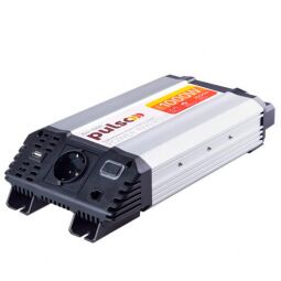 Pulso ISU-1000 12V-220V/1000W/USB-5VDC2.0A/прав.синус/клеми преобразователь напряжения (инвертор)