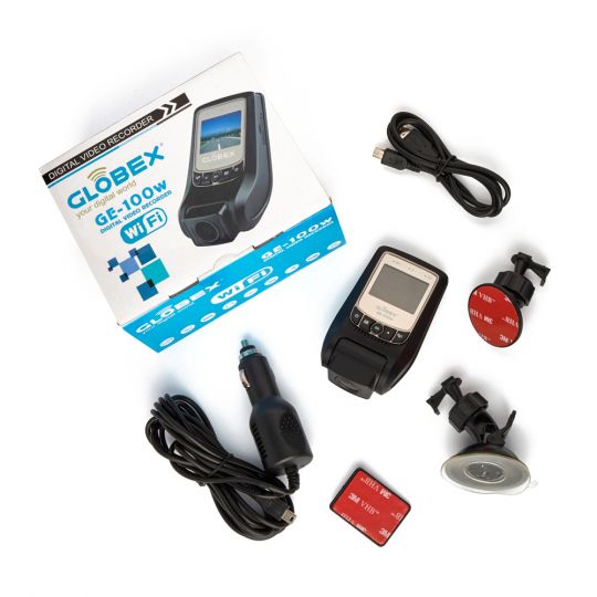 Globex GE-100w Автомобильный видеорегистратор Globex GE-100w Автомобильный видеорегистратор