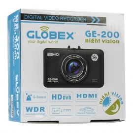Globex GE-200 Night Vision Автомобильный видеорегистратор