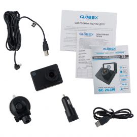 Globex GE-203w Автомобильный видеорегистратор