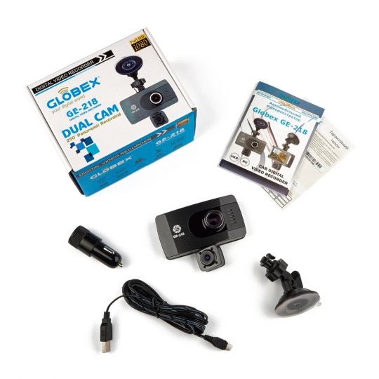 Globex GE-218 Автомобильный видеорегистратор Globex GE-218 Автомобильный видеорегистратор