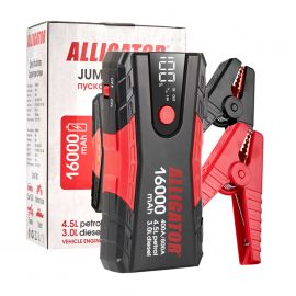 Alligator Пусковий пристрій Jump Starter 400A/800A 16000mAh з функцією Power Bank