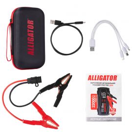 Alligator Пусковий пристрій Jump Starter 1000A/2000A 22000mAh з функцією Power Bank