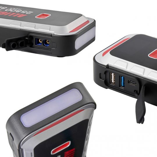 Alligator Пусковий пристрій Jump Starter 1500A/2500A 25800mAh зі Smart-клемами Alligator Пусковий пристрій Jump Starter 1500A/2500A 25800mAh зі Smart-клемами