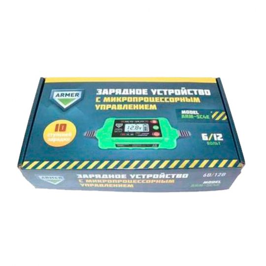 Armer Зарядное устройство 4.2 Amp 6/12V микропроцессор, 10-ступ. зарядки с тестером (ИМПУЛЬСНОЕ) Armer Зарядное устройство 4.2 Amp 6/12V микропроцессор, 10-ступ. зарядки с тестером (ИМПУЛЬСНОЕ)