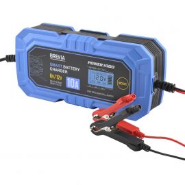 Brevia Зарядний пристрій АКБ Power 1000 6V/12V 10A для будь-яких типів акумуляторів