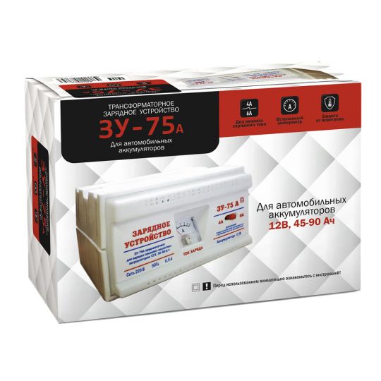 НПП ОБОРОНПРОМПРИБОР Зарядное устройство для АКБ ЗУ-75А (Трансформаторное) НПП ОБОРОНПРОМПРИБОР Зарядное устройство для АКБ ЗУ-75А (Трансформаторное)