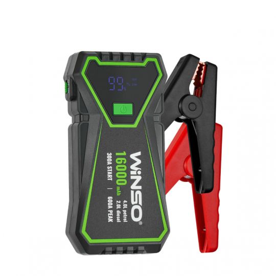 Winso Пусковий пристрій Jump Starter 300A/600A 16000mAh з функцією Power Bank Winso Пусковий пристрій Jump Starter 300A/600A 16000mAh з функцією Power Bank