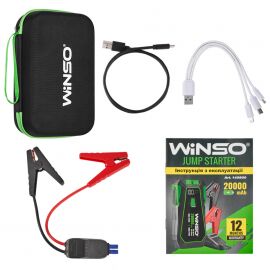 Winso Пусковий пристрій Jump Starter 800A/1600A 20000mAh зі Smart-клемами з функцією Power Bank