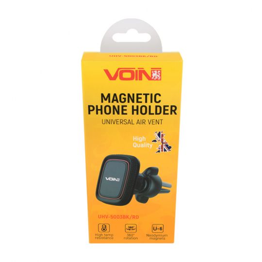 Voin UHV-5003BK/RD Автодержатель для телефона магнитный