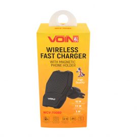 Voin WCV-7008D Автодержатель для телефона магнитный с беспроводной зарядкой QC2.0