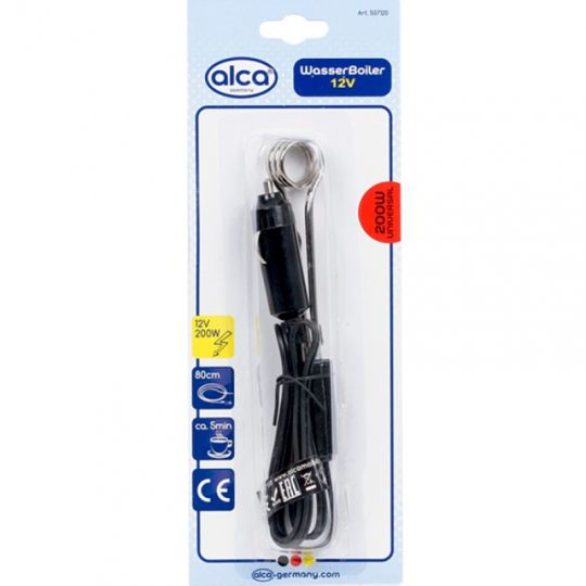 Alca Автомобильный кипятильник погружной от прикуривателя 12В (Германия) Alca Автомобильный кипятильник погружной от прикуривателя 12В (Германия)
