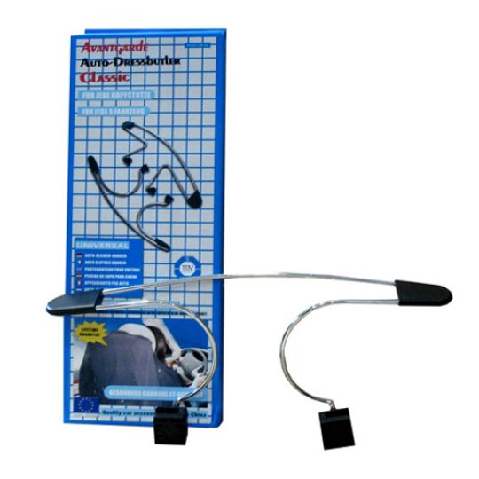 Вешалка автомобильная плечики хром OB-02