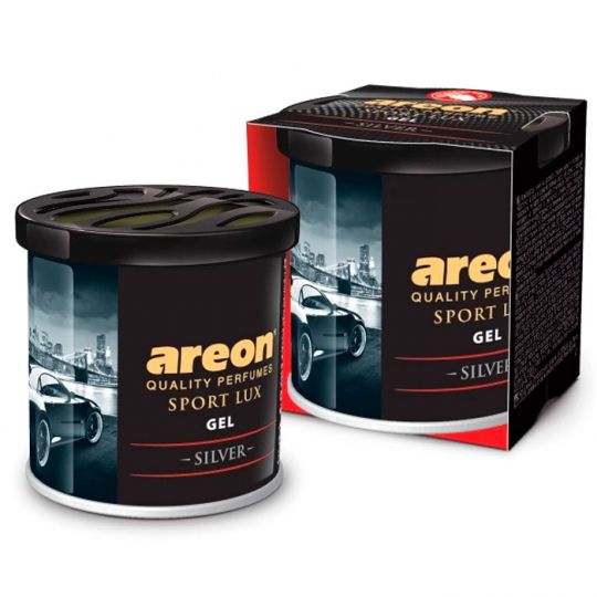 Areon Gel Can Sport Lux Silver Ароматизатор гель (85гр)