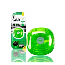 Aroma Car Loop Gel lemon Ароматизатор на обдув