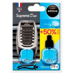 Aroma Car Supreme DUO Slim Aqua 8ml Ароматизатор на обдув