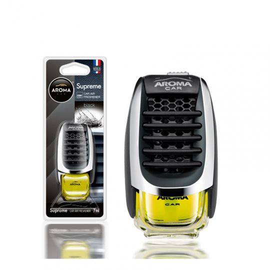 Aroma Car Supreme Slim Black Ароматизатор на обдув Aroma Car Supreme Slim Black Ароматизатор на обдув