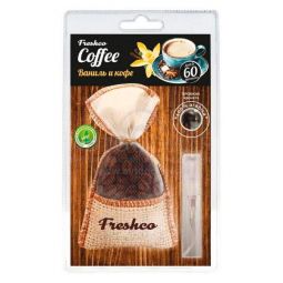 Azard Coffee Freshсo Ваниль и кофе Ароматизатор-мешочек подвесной с натуральным кофе