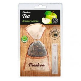 Azard Tea Freshco Зеленое яблоко Ароматизатор-мешочек подвесной с натуральным чаем