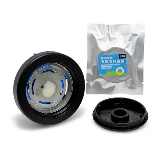 Ароматизатор на торпеду собака Bulldog з головою, що хитається [синій]