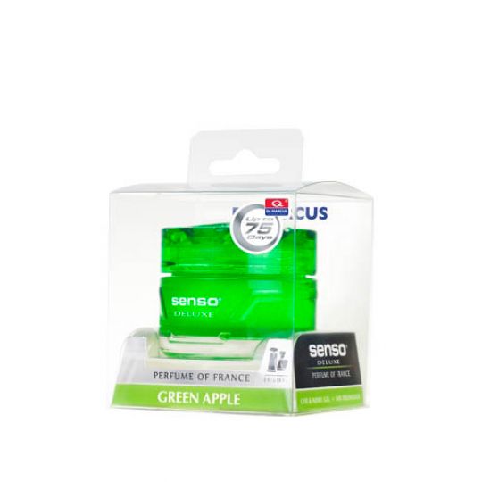 DR.MARCUS Senso Deluxe Green Apple Ароматизатор гель в салон DR.MARCUS Senso Deluxe Green Apple Ароматизатор гель в салон