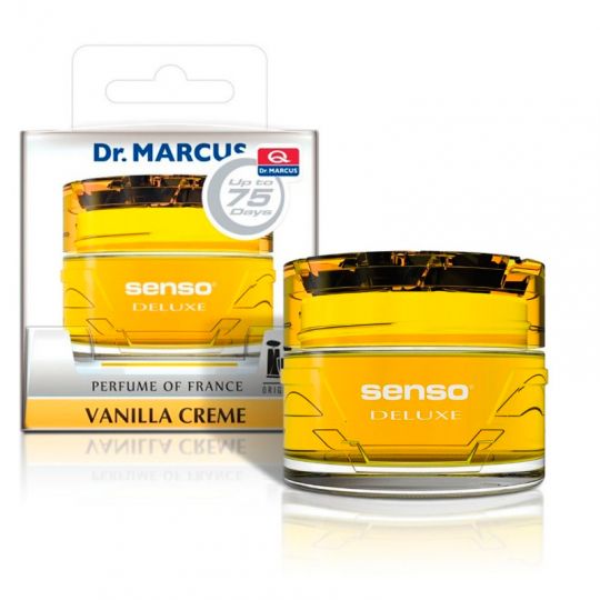 DR.MARCUS Senso Deluxe Vanilla Creme Ароматизатор гель в салон DR.MARCUS Senso Deluxe Vanilla Creme Ароматизатор гель в салон