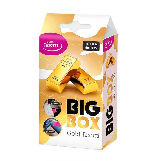 TASOTTI Big Box Gold 58g Ароматизатор на обдув