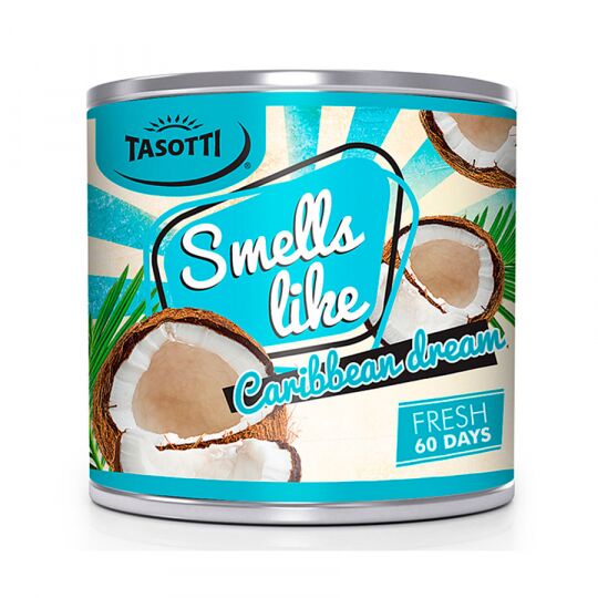 TASOTTI Smells Like Caribbean Dream (Карибская Мечта) 80g Ароматизатор на обдув TASOTTI Smells Like Caribbean Dream (Карибская Мечта) 80g Ароматизатор на обдув