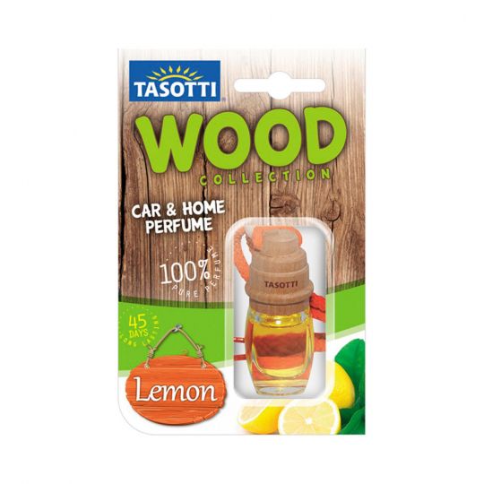 TASOTTI Wood Lemon (Лимон) 7ml Ароматизатор подвесной TASOTTI Wood Lemon (Лимон) 7ml Ароматизатор подвесной
