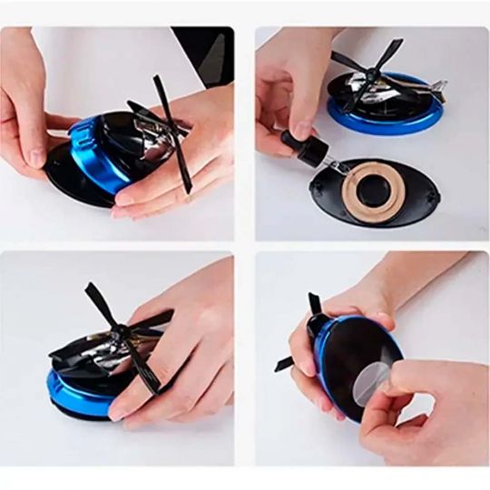 Ароматизатор на торпеду гелікоптер на сонячній батареї багаторазового використання