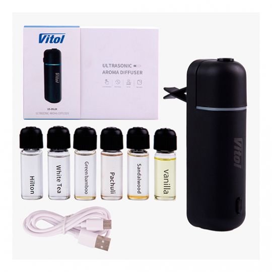 Vitol US-01LUX Black Ультразвуковий автомобільний аромадіфузор