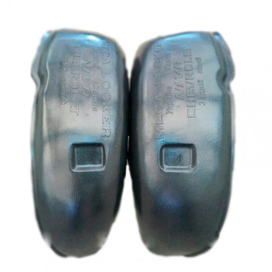 MEGA LOCKER Подкрылки задние на Chevrolet Niva '02-09 (Комплект 2 шт.)