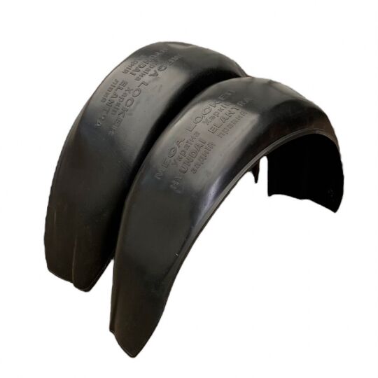 MEGA LOCKER Подкрылки задние на Hyundai Elantra V (MD) '10-15 (Комплект 2 шт.)