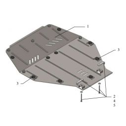 Kolchuga Защита двигателя, КПП на Alfa Romeo Brera '05-10