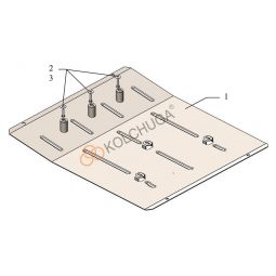 Kolchuga Защита двигателя, КПП, радиатора на Alfa Romeo Giulia '16-