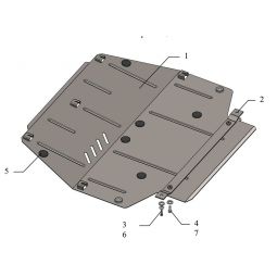 Kolchuga Защита двигателя, КПП на Alfa Romeo Spider VI '06-10