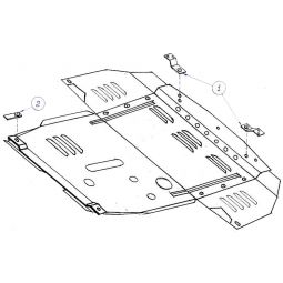 Kolchuga Защита двигателя, КПП, радиатора на Alfa Romeo 156 '97-07