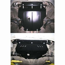 Kolchuga Защита двигателя и КПП на Audi A3 8L '96-06 бензин (ZiPoFlex-оцинковка)
