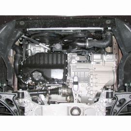 Kolchuga Защита двигателя, КПП и радиатора на Audi A3 8P '03-12 (ZiPoFlex-оцинковка)