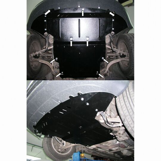 Kolchuga Защита двигателя, КПП и радиатора на Audi A4 B6 '00-04