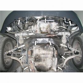 Kolchuga Защита двигателя, КПП и радиатора на Audi A4 B7 '04-08