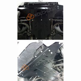 Kolchuga Защита двигателя и КПП на Audi A4 B8 '11-15 (ZiPoFlex-оцинковка)