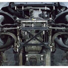 Kolchuga Защита двигателя, КПП и радиатора на Audi A4 B8 '07-11