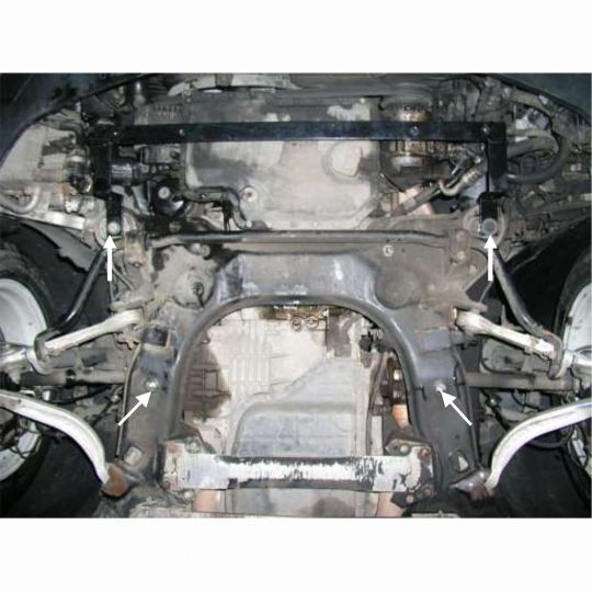 Kolchuga Защита двигателя, КПП и радиатора на Audi A8 D2 2000