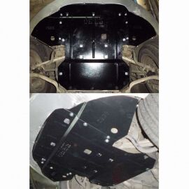 Kolchuga Защита двигателя, КПП и радиатора на Audi A8 D3 '05-09 (ZiPoFlex-оцинковка)