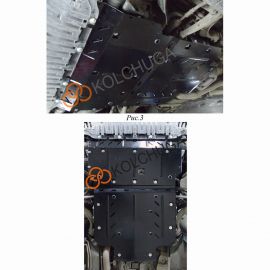 Kolchuga Защита двигателя, КПП и радиатора на Audi A8 D4 L '10-17