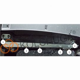 Kolchuga Защита радиатора на Audi Q7 I '09-15